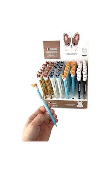 Minik Maskot Başlıklı 0.7 Uçlu Kalemler Mavi Minik Maskot Başlıklı 0.7 Uçlu Kalemler Mavi