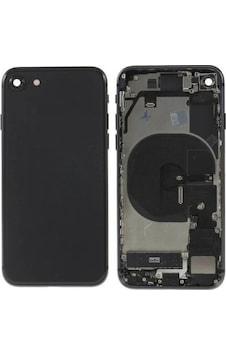 Apple Uyumlu iPhone 8 İle Dolu Kasa Siyah Apple Uyumlu iPhone 8 İle Dolu Kasa Siyah