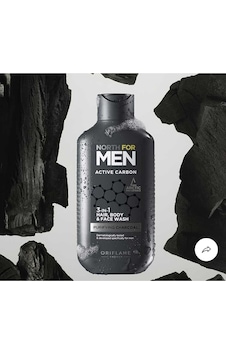 North For Men Active Carbon 3'ü 1 Arada Saç, Vücut Ve Yüz Temizleyici Tüm Saç Tipleri North For Men Active Carbon 3'ü 1 Arada Saç, Vücut Ve Yüz Temizleyici Tüm Saç Tipleri