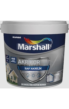 Marshall Akrikor Saf Akrilik Dış Cephe Boyası 15 Lt 20 KG Marshall Akrikor Saf Akrilik Dış Cephe Boyası 15 Lt 20 KG