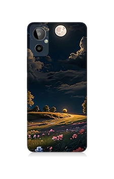 General Mobile Discovery Gm23 Se Uyumlu Ay Ve Çiçekler Desenli Silikon Kılıf General Mobile Discovery Gm23 Se Uyumlu Ay Ve Çiçekler Desenli Silikon Kılıf