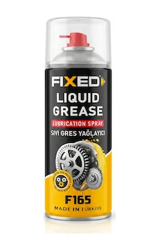Fixed F165 Sıvı Gres Spreyi 400 Ml - Oto Sanayi, Menteşe Ve Rulman İçin Kalıcı Yağlayıcı Fixed F165 Sıvı Gres Spreyi 400 Ml - Oto Sanayi, Menteşe Ve Rulman İçin Kalıcı Yağlayıcı
