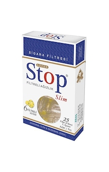 Stop Slim 6 Filtreli Ağızlık 25'li Stop Slim 6 Filtreli Ağızlık 25'li