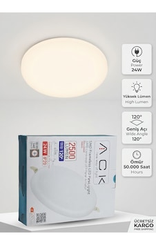 Enerji Aydınlatma / 24w Yuvarlak Ayarlanabilir Spot 4000k Diğer Enerji Aydınlatma / 24w Yuvarlak Ayarlanabilir Spot 4000k Diğer