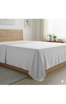 Battal Boy Düz Çarşaf Pamuklu Kumaş Lastiksiz Çarşaf 240x260 Gri Battal Boy Düz Çarşaf Pamuklu Kumaş Lastiksiz Çarşaf 240x260 Gri