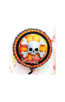 Mey İthalat Halloween İskelet Kuru Kafa Folyo Balon 18 İnç Çok Renkli Mey İthalat Halloween İskelet Kuru Kafa Folyo Balon 18 İnç Çok Renkli