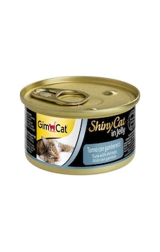 Gimcat Shinycat Ton Balıklı ve Karidesli Jelly Konserve Yetişkin Kedi Maması 70 G Gimcat Shinycat Ton Balıklı ve Karidesli Jelly Konserve Yetişkin Kedi Maması 70 G
