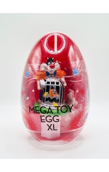 B.Toys Mega Toy Egg Xl Kırmızı Oyuncaklı Şekerleme 10 Gr