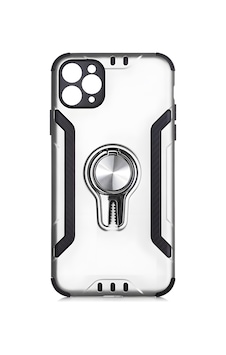 Apple Uyumlu iPhone 11 Pro Max Kılıf Stand Olma Özellikli Araç Tutuculu Ko Ko Kılıf Gri Apple Uyumlu iPhone 11 Pro Max Kılıf Stand Olma Özellikli Araç Tutuculu Ko Ko Kılıf Gri