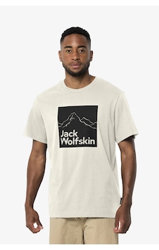 Jack Wolfskin Brand T M Bej Jack Wolfskin Brand T M Bej
