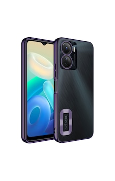 Zore Vivo Y16 Kılıf Kamera Korumalı Logo Gösteren Nvth Omega Kapak - Derin Mor Zore Vivo Y16 Kılıf Kamera Korumalı Logo Gösteren Nvth Omega Kapak - Derin Mor