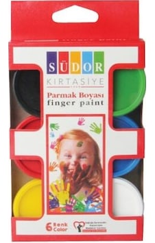 Parmak Boyası Seti 6x30ml Bordo Parmak Boyası Seti 6x30ml Bordo
