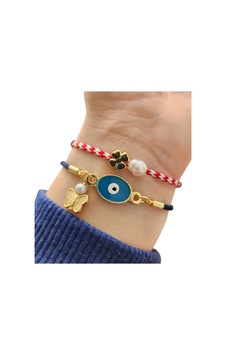 Nazar Boncuğu Bileklik Ve Marteniçka İkili Set Lacivert Kordon Çiçek Lacivert Kordon Çiçek Nazar Boncuğu Bileklik Ve Marteniçka İkili Set Lacivert Kordon Çiçek Lacivert Kordon Çiçek