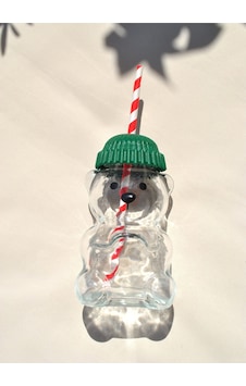 1 Adet Barista Cam Bardak Soğuk İçecek Pipetli Bardağı 550 Ml Ted Bear Ayıcıklı Bardak Şeffaf 1 Adet Barista Cam Bardak Soğuk İçecek Pipetli Bardağı 550 Ml Ted Bear Ayıcıklı Bardak Şeffaf
