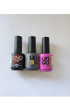 Uno Kalıcı Oje Primer 15 ML + Diamond Top Coat 15 ML + Strong Base 15 ML