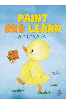 Paint and Learn: Animals - Boya ve Öğren- Otantik Kitap Paint and Learn: Animals - Boya ve Öğren- Otantik Kitap