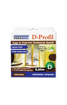 Mey İthalat Vodaseal Kapı Ve Pencere İzolasyon Bandı Kahverengi 6,20 Metre Mey İthalat Vodaseal Kapı Ve Pencere İzolasyon Bandı Kahverengi 6,20 Metre
