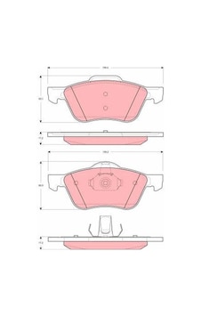 Nissan Primera Ön Fren Balatası 1996-2003 Nissan Primera Ön Fren Balatası 1996-2003