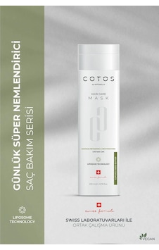 Cotos Damage Repairing & Rehydrating Saç Bakım Maskesi İşlem Cotos Damage Repairing & Rehydrating Saç Bakım Maskesi İşlem