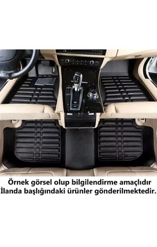 Renault Uyumlu Taliant 2021 Sonrası 5d Havuzlu Karbon Dizayn Paspas Seti