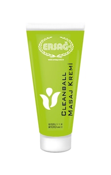 Ersağ Clean Ball Vücut için Masaj Kremi 200 ML Ersağ Clean Ball Vücut için Masaj Kremi 200 ML