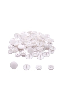 Çıt Çıt Seti Plastik Beyaz 100 Adet Çıt Çıt Seti Plastik Beyaz 100 Adet