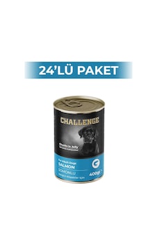 Challenge Somon Balıklı Yetişkin Köpek Konservesi 400 Gr 24 Adet Challenge Somon Balıklı Yetişkin Köpek Konservesi 400 Gr 24 Adet