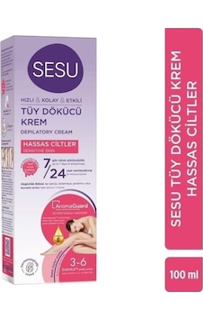 Sesu Hassas Ciltler İçin Tüy Dökücü Krem 100 ML Sesu Hassas Ciltler İçin Tüy Dökücü Krem 100 ML