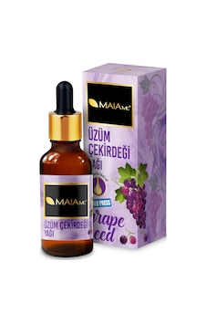 Maia MC Üzüm Çekirdeği Yağı Soğuk Sıkım 50 ML Maia MC Üzüm Çekirdeği Yağı Soğuk Sıkım 50 ML