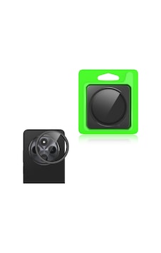 Vendas Xiaomi Redmi 14c 4g Uyumlu Vendas Cl-07 Kamera Lens Koruyucu Siyah