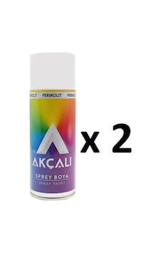 2 Adet Akçalı Beyaz Sprey Boya 400 Ml 301 Beyaz 301 - Beyaz 2 Adet Akçalı Beyaz Sprey Boya 400 Ml 301 Beyaz 301 - Beyaz