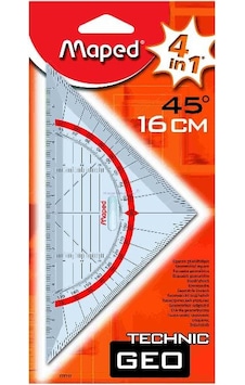 Maped Geometric Gönye 16 CM 45 Derece Maped Geometric Gönye 16 CM 45 Derece