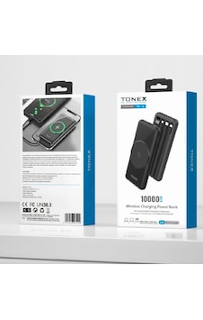 Tonex Tn-101 Magsafe Standlı 10.000mah Powerbank 22.5w Hızlı Şarj Destekli Siyah