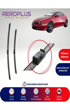 Aeroplus Alfa Romeo Brera Muz Silecek Takımı 2006-2009 Aeroplus Alfa Romeo Brera Muz Silecek Takımı 2006-2009