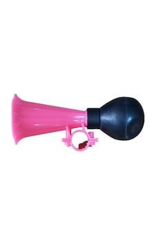Pompalı Bisiklet Kornası Tek Hunili Havalı Korna Pembe Pompalı Bisiklet Kornası Tek Hunili Havalı Korna Pembe