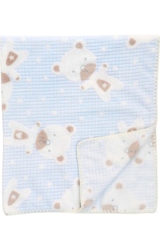Bebitof Süs Dikişli Ayıcık Bebek Battaniyesi 90X100 Cm 95083 Bebitof Süs Dikişli Ayıcık Bebek Battaniyesi 90X100 Cm 95083