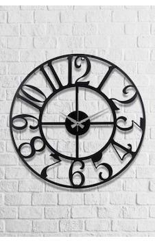 Dez Bonni Metal Siyah Duvar Saati 50x50cm Siyah Dez Bonni Metal Siyah Duvar Saati 50x50cm Siyah