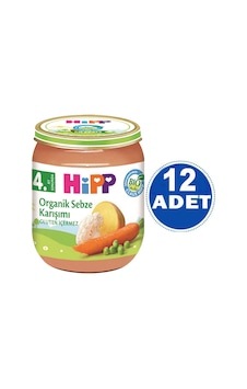 Hipp Kavanoz Maması Organik Sebze Karışımı 125 G 12 Adet Hipp Kavanoz Maması Organik Sebze Karışımı 125 G 12 Adet