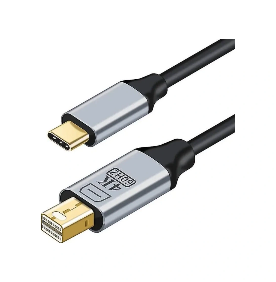 Emh Store Zr126 Siyah Type-c Mini Dp Çevirici Kablo 1,8 M Emh Store Zr126 Siyah Type-c Mini Dp Çevirici Kablo 1,8 M