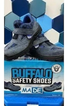 Made Buffalo İş Güvenlik Ayakkabısı Süet Yazlık 40 No Füme