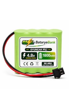 4.8v 1800mah Oyuncak Araba Pili Bataryası Siyah Soket Şarjlı Yedek Akü 4.8v 1800mah Oyuncak Araba Pili Bataryası Siyah Soket Şarjlı Yedek Akü