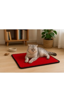 Yumuşak Dokulu Peluş Kedi Halısı 40x40 Cm Kulübe İçi Pofuduk Minder Yumuşak Dokulu Peluş Kedi Halısı 40x40 Cm Kulübe İçi Pofuduk Minder