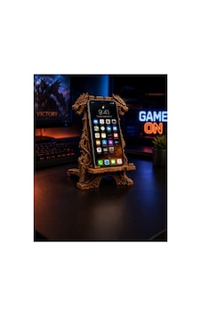 Viking Ejderha Telefon Standı Dekoratif Masaüstü Telefon Tutucu, 3d Baskı Oyuncu Aksesuarı Kahverengi Viking Ejderha Telefon Standı Dekoratif Masaüstü Telefon Tutucu, 3d Baskı Oyuncu Aksesuarı Kahverengi