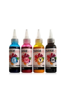 Epson Surecolor SC-F500 uyumlu 4 Renk 100ML Sublimasyon Mürekkep Epson Surecolor SC-F500 uyumlu 4 Renk 100ML Sublimasyon Mürekkep