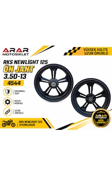 Rks Newlight 125 Ön Jant 3.50-13 - 4544 Rks Newlight 125 Ön Jant 3.50-13 - 4544