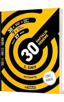 Hız Yayınları 2026 5. Sınıf Matematik Haftalık Deneme Yeni Müfredat Hız Yayınları 2026 5. Sınıf Matematik Haftalık Deneme Yeni Müfredat