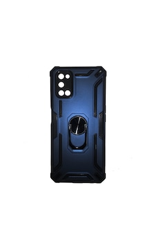 Oppo A52 Yüzüklü Standlı Tank Zırh Silikon Kılıf
