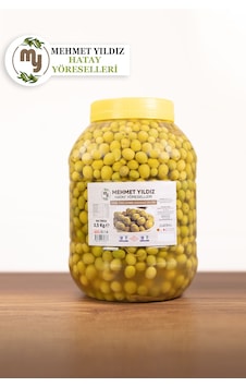 Mehmet Yıldız Hatay Yöreselleri Yeşil Tatlanmış Halhali Zeytin 3500 G Mehmet Yıldız Hatay Yöreselleri Yeşil Tatlanmış Halhali Zeytin 3500 G