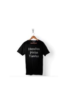 Hamdım Piştim Yandım Mevlana Mesnevi Tasavvuf Baskılı Tişört Unisex T-shirt 001 Hamdım Piştim Yandım Mevlana Mesnevi Tasavvuf Baskılı Tişört Unisex T-shirt 001