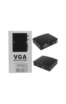 Powermaster Pm-7199 Vga To Hdmı Dönüştürücü Adaptörlü Powermaster Pm-7199 Vga To Hdmı Dönüştürücü Adaptörlü